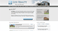 Desktop Screenshot of luurealty.com